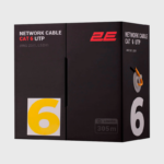 Кабель витая пара 2E CAT 6 UTP, LSZH-1, 305м, AWG 23/1 (Желтый) (2E-CBL6EUTP-LSZH1-YLW)