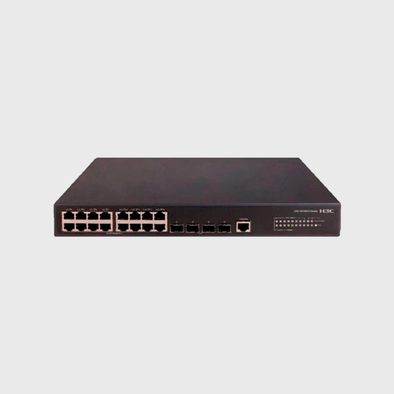 224c86954bb1867b67891b17b90e629f.png Коммутатор управляемый L2 H3C S5120V2-20P-LI, 16xGE, 4xSFP (9801A1QW) — изображение 1