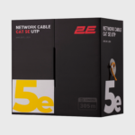 Кабель витая пара 2E CAT 5e UTP, LSZH, 305м, AWG 24/1 (Желтый) (2E-CBL5EUTP-LSZH-YLW)